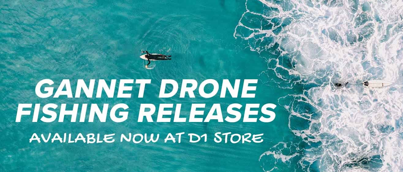 Gannet Drone Fishing Releases: Available now at D1 Store