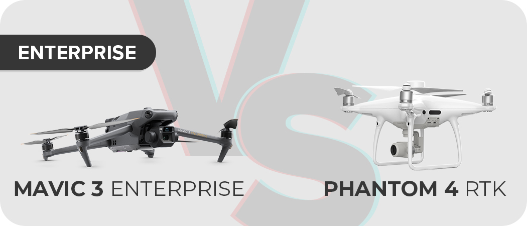DJI Mavic 3 Enterprise vs DJI Phantom 4 RTK